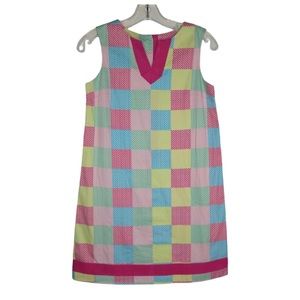 Vineyard Vines Whale Patchwork Dress, size 8